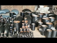 炭素鋼継手突合せ溶接パイプ継手黒色 1.5D 90 度